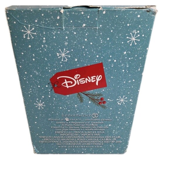 Dept 56 STITCH CHRISTMAS GIFT WATERBALL Disney ENESCO Large Snow Globe NEW - Picture 13 of 16